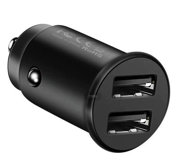 Plastic Mini Dual USB Ordinary Model