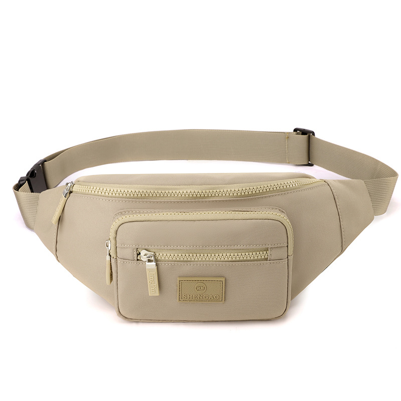 Casual bolso de cintura de mujer nuevo bolso de tela de nylon bolso de cambio de caja bolsa de pecho de bicicleta ligera