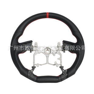 Cross-border hot sale is suitable for Toyota Prado 10 full leather red positioning line car steering wheel modification