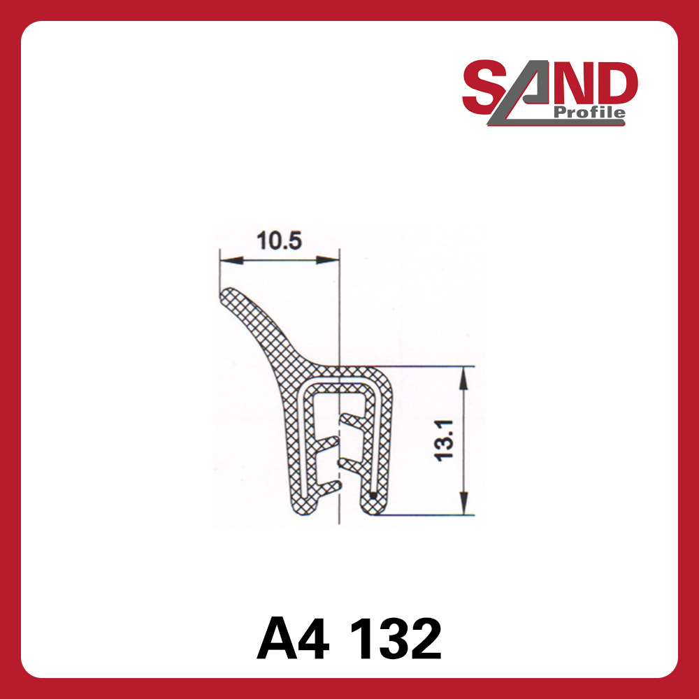 申波菲勒SAND密封条棱边保护条护边条橡胶条A4132