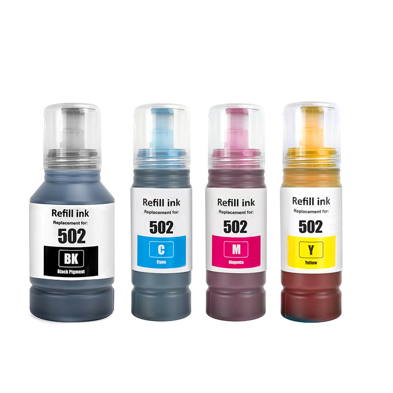 Zhongrun 502 504 524 Tinta de América del Sur Pigmento de tinta de relleno de tinta Epson Impresora Epson