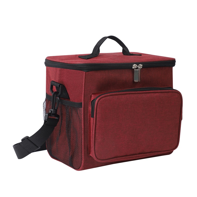 Fabricantes de bolsas de preservación de calor portátiles de tela Oxford bolsas de almuerzo portátiles de un solo hombro bolsas de almuerzo bolsas de picnic al aire libre bolsas de hielo