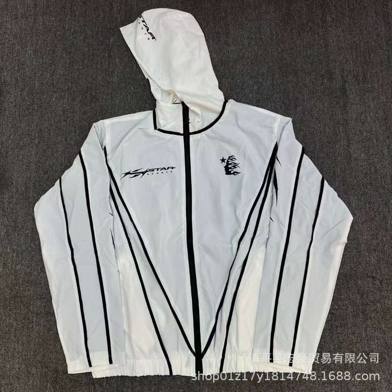 25SS新型アメリカンカラー洗水フード付きの男性と女性の上着のtシャツのジーンズの5分のズボン|undefined