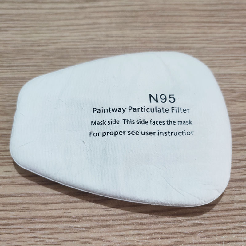 5N11CN filtro algodón KN95 máscara de polvo Filtro de reemplazo partículas de algodón Filtro de escalera universal hoja de algodón