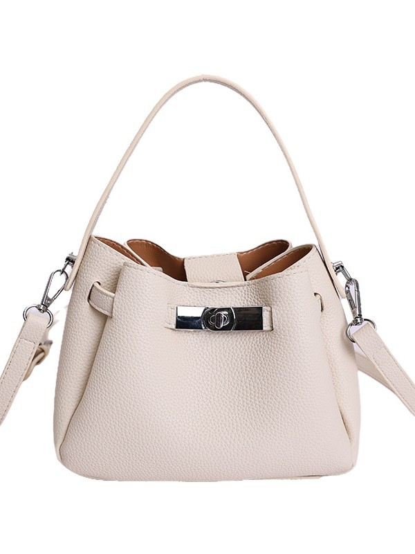 Coreano de nicho de alta calidad canasta de verduras, bolso de cubo de mano para mujeres 2026 nuevo estilo extranjero, lujo ligero y versátil bolso de mochila