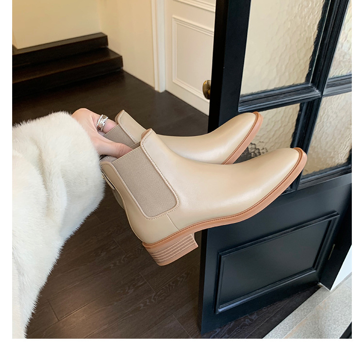 Cizme până la genunchi, blană artificială, sintetice, elegante, boeme, toc stiletto, vârf pătrat, vârf ascuțit, cataramă, cizme de zi cu zi, fără mâneci_voghion.com