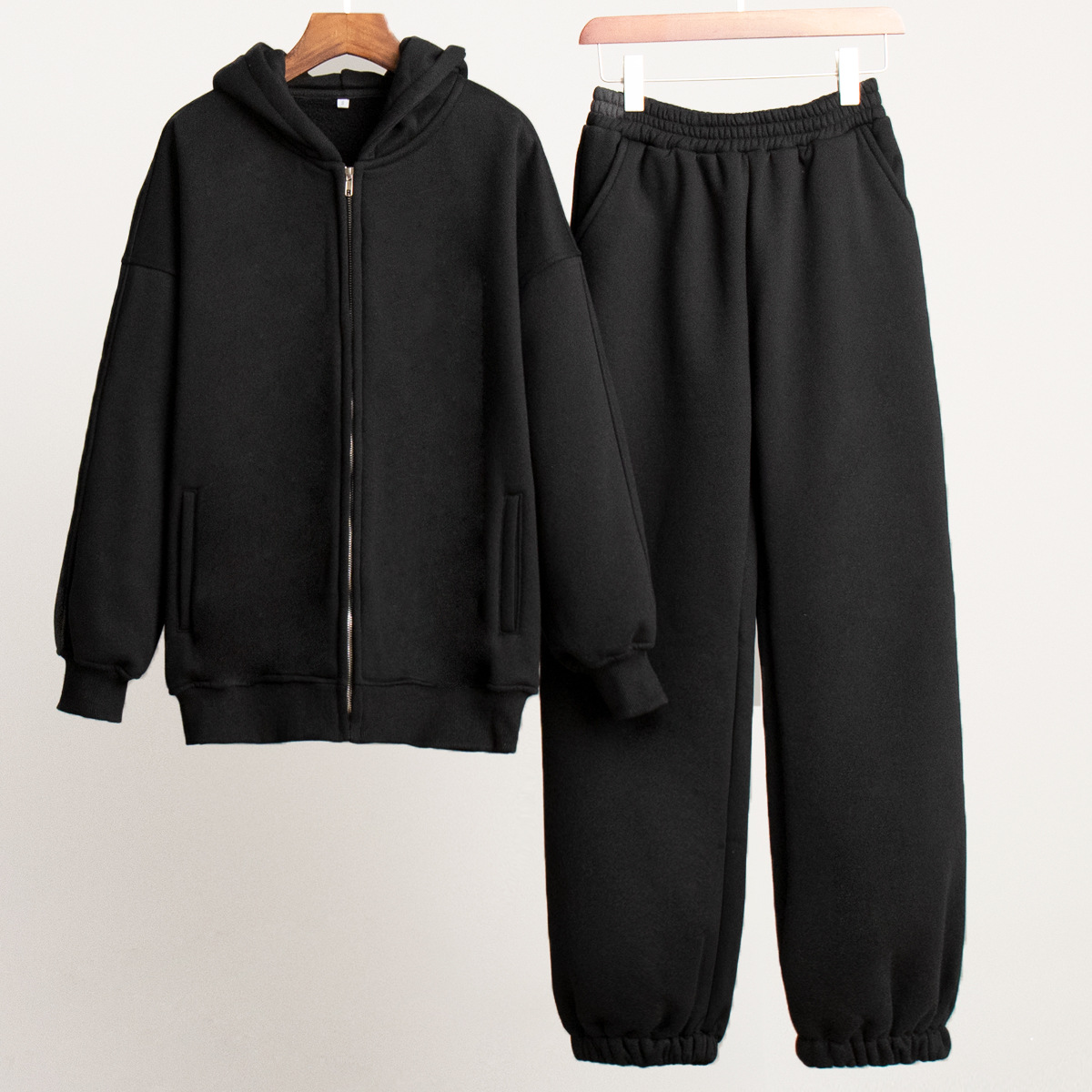 Damenbekleidung neuer Sport-Freizeit-Sweatshirt-Anzug aus Polarfleece_voghion.com