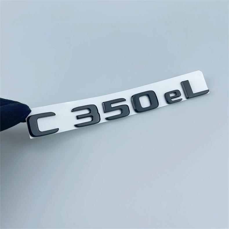 Suitable for Mercedes-Benz New Energy E-Class and New C-Class E350eL C350eL, used for modifying the rear emblem of hybrid vehicles