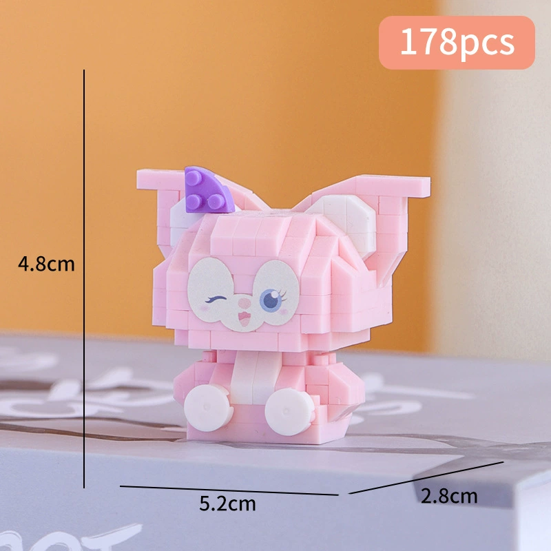 Mini Brick Figures (Lego) Cartoon Micro Constructor, Multiple Characters, 168–532 pcs Variants