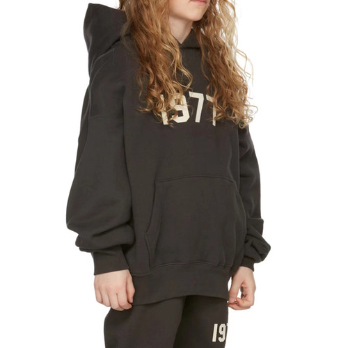 Parent and child clothing High Street 1977 hooded sweatshirt trendy brand ess autumn new children long sleeve t-shirt ins dropshipping one piece