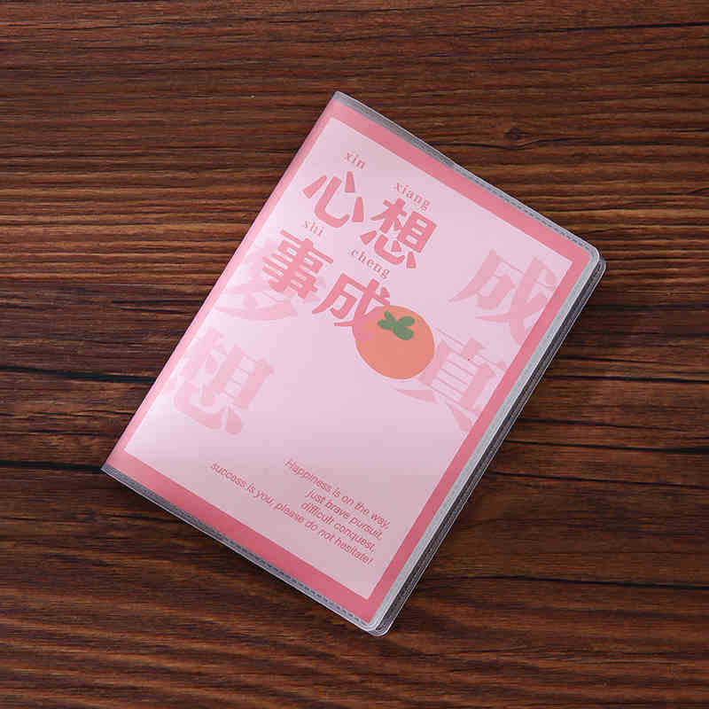 Inspiración A7 serie de texto cubierta de goma para estudiantes de papelería para incentivar premios mini cuadernos de bolsillo