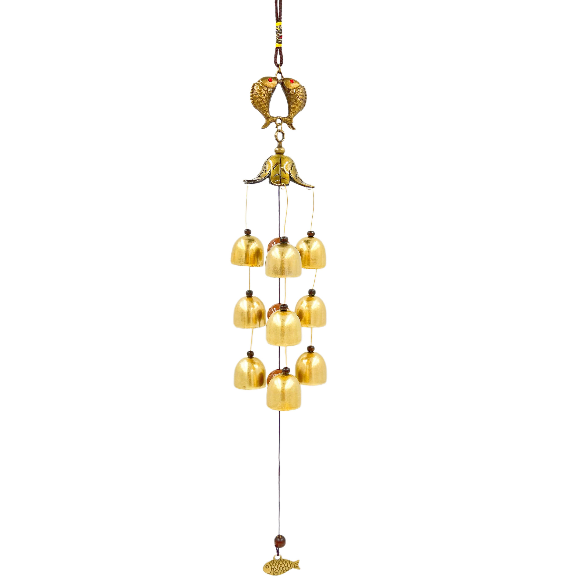 Campanello a vento decorativo in lega di rame artigianato yunnan_voghion.com