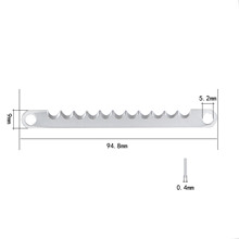 不锈钢齿刀 火腿肠切片机刀片 布丁面包分切锯片 手动切肠机刀片