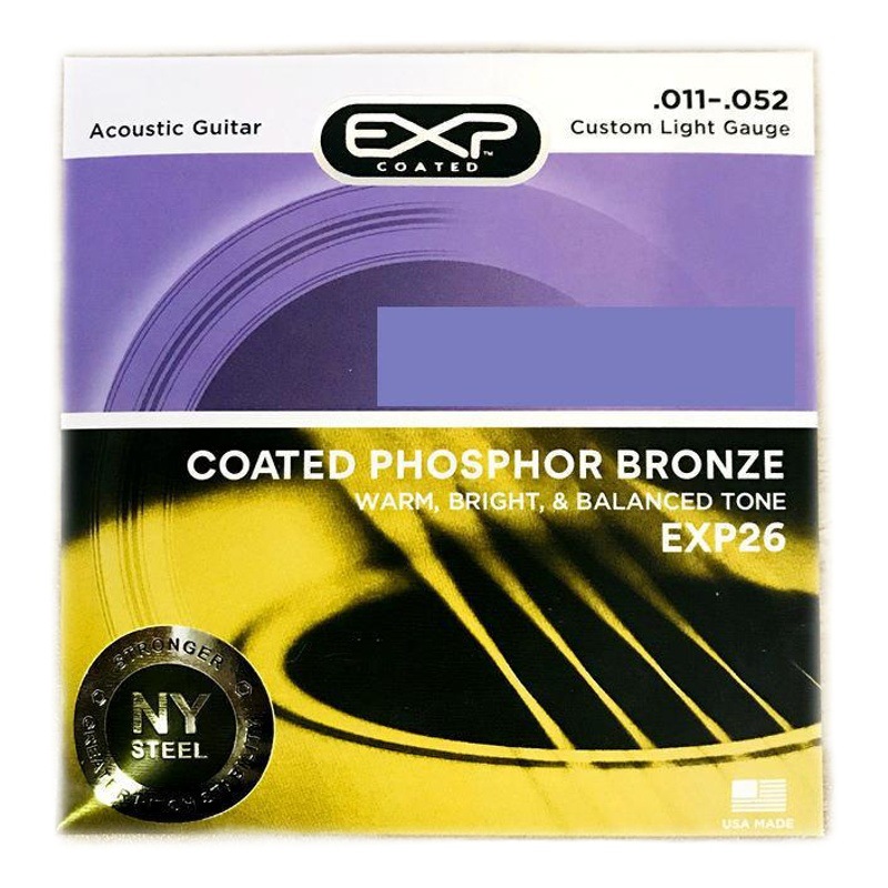 Cuerdas de guitarra folk latón EZ890-910-920 fósforo cobre EXP16-15-26 instrumento musical clásico Accesorios