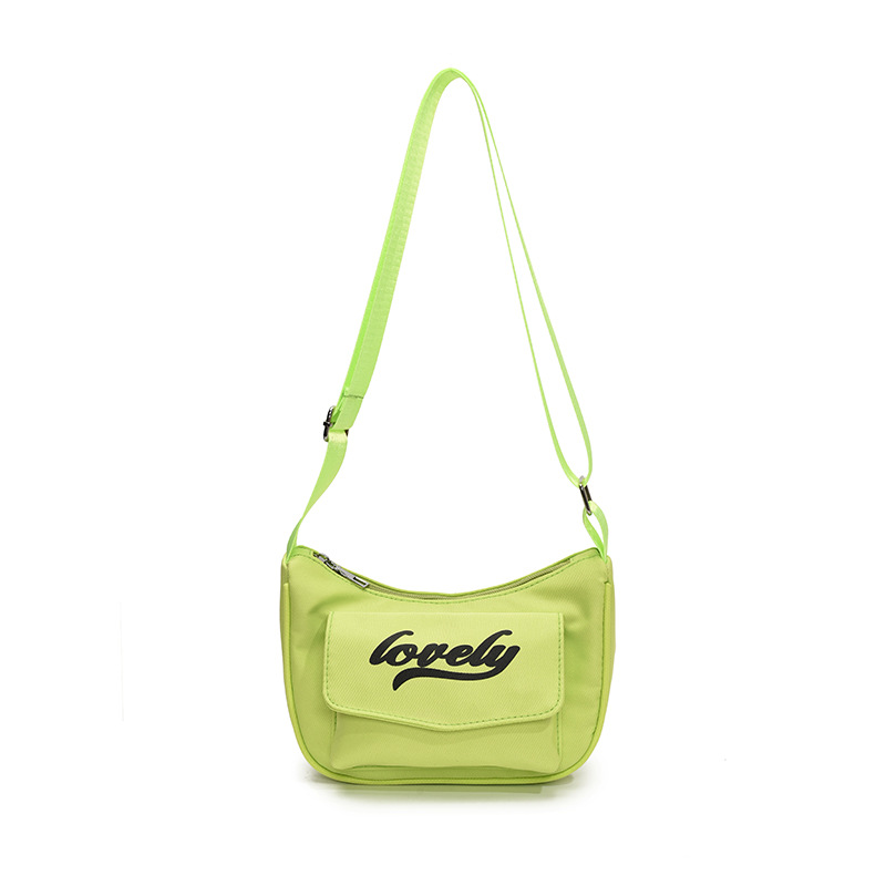 Versión coreana del bolso de hombro para niños y niñas de moda, letras de estilo occidental, deportes de ocio, bolso de mensajero para niños, nuevo monedero para niños