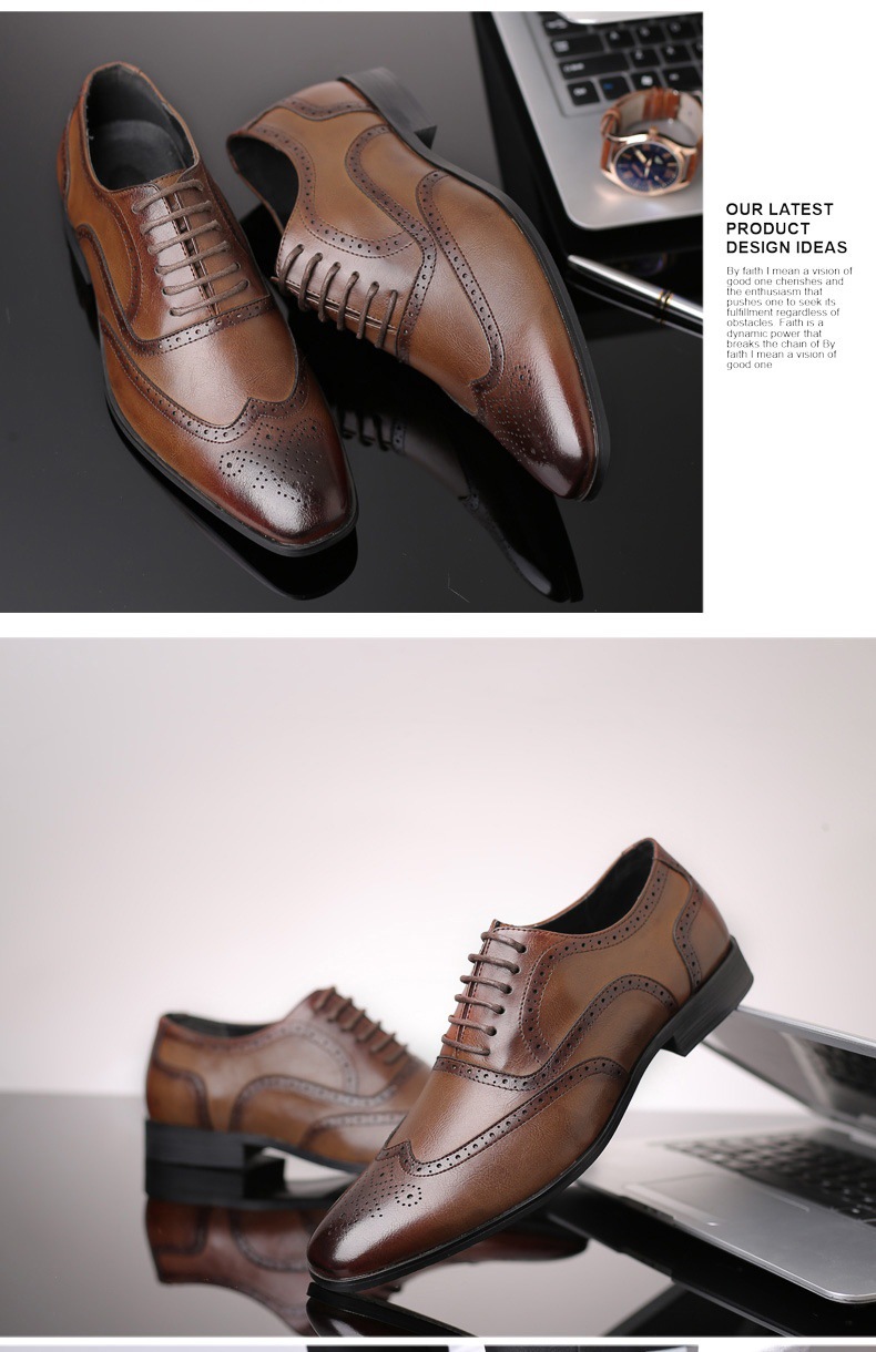 Factory direct supply spring new formal casual men's shoes Oxford Business Men's shoes cross-border for a generation of hair_vogvips.com