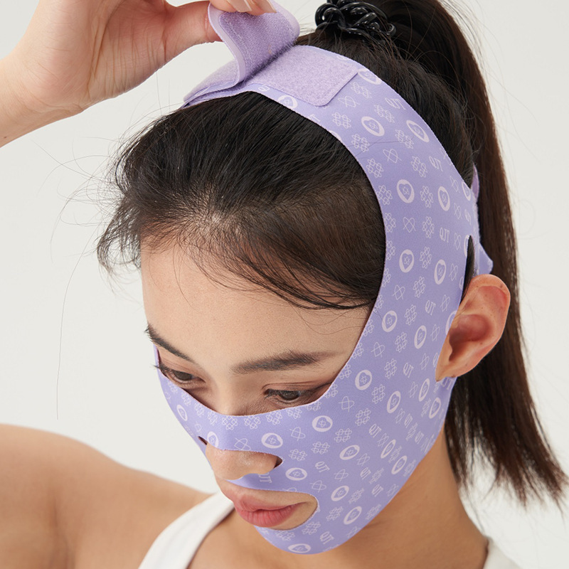 やせた顔の神器の昼と夜の両用のやせた顔のマスクの睡眠の顔の引き上げは反発しません。|undefined
