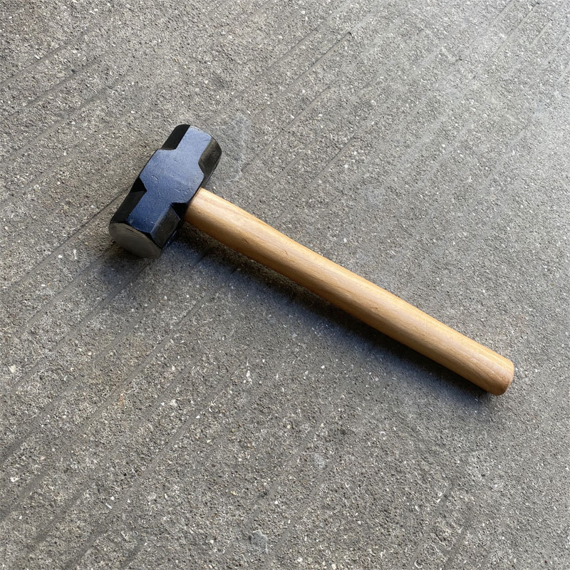 双斧2磅 全新钢锻打 木柄八角锤 锤子 榔头 足重 质量好