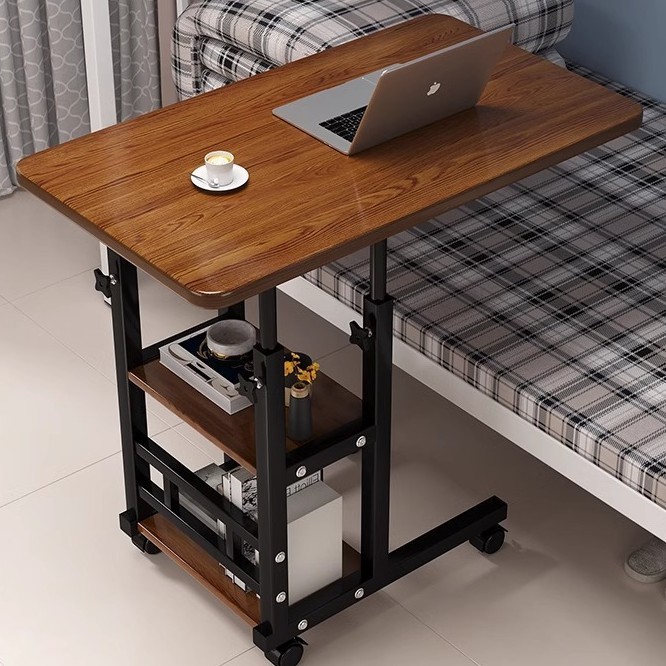 Movable Adjustable Bed Table for Bedroom, Home Student Desk, Lazy Dormitory Laptop Table Side Table Movable Adjustable Bed Table for Bedroom, Home Student Desk, Lazy Dormitory Laptop Table Side Table
