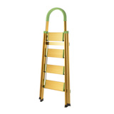 Портативная внутренняя лестница человеческого персонажа Алюминиевая сплава сгущенная лестница многофункциональная складная лестница Расширение торговли и сжатие