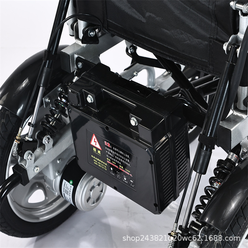 Electric Wheelchair, Smart 24V Electric Scooter for Disabled People and the Elderly, Foldable Electric Scooter, Mobility Scooter