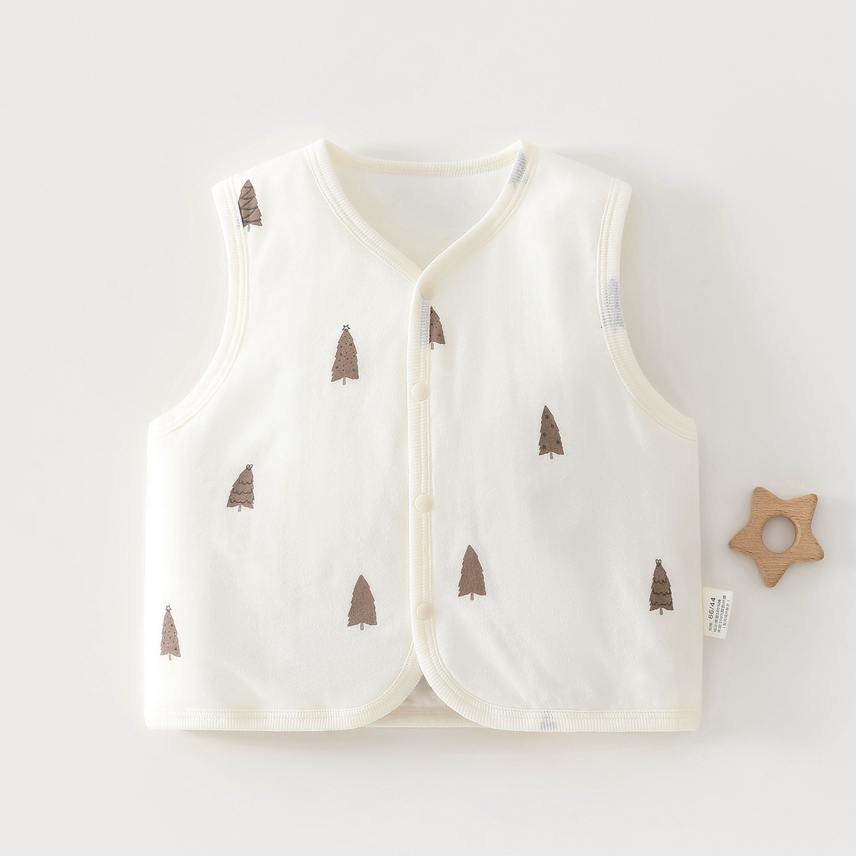Luna blanca árbol de Navidad 40g chaleco de algodón