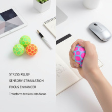 新款TPR网球足球解压玩具 成人创意软胶捏捏乐发泄减压挤压球批发