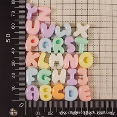 かわいいアルファベットと数字の樹脂製DIYクリーム接着剤携帯電話ケースジュエリーアクセサリー、ヘアクリップ、手作り素材アクセサリー