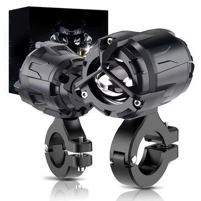 with strong light, Motorcycle headlights, headlights
