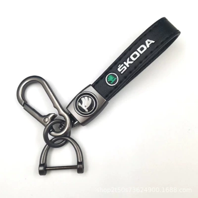 Keychain Pendant Gift Wholesale, Other Automotive Exterior Supplies - skoda-matt-gunmetal-lambskin-hanging-clock