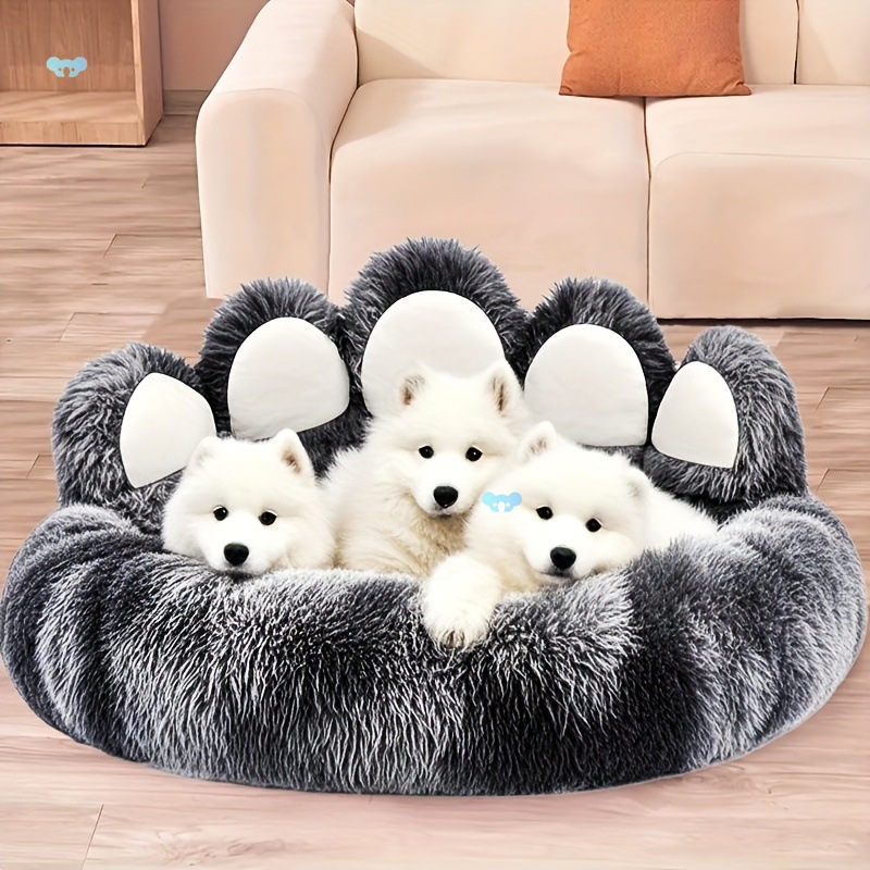 Soft And Cozy Bear Paw Pet Bed Sleep Solutions For Dogs And|ru