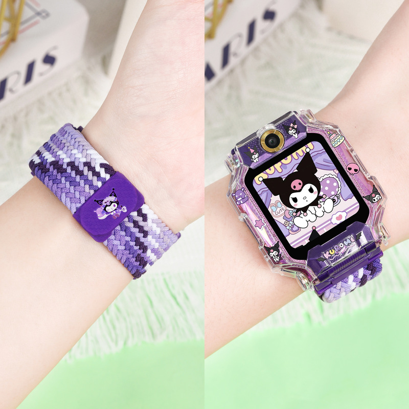 For small genius phone watch z10 woven magnetic strap d2/z8a/z9 cartoon printing case z6pro/z7