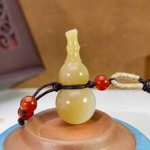 天然和田玉福禄葫芦且末红糖料玉质油润细腻厂家批发证书支持复检