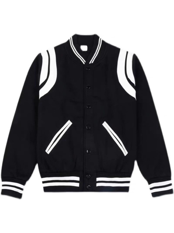Vintage Varsity Baseball Jacket Men Fall Winter Streetwear Loose Casual Bomber Outerwear Vintage Varsity Baseball Jacket Men Fall Winter Streetwear Loose Casual Bomber Outerwear