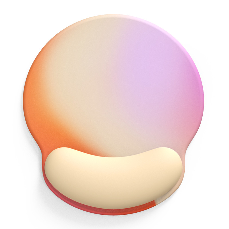 Nuevo gradiente mouse pad silicona muñeca pad estilo simple niños y niñas antideslizante portátil pulsera hermosa