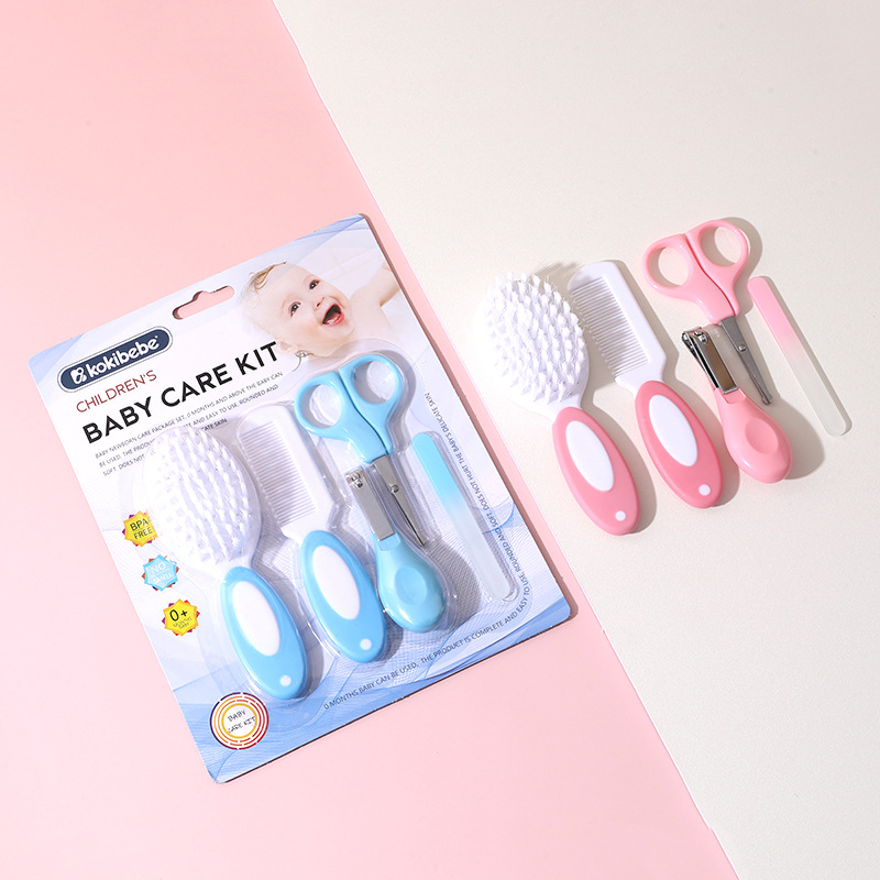 Cortaúñas para bebés Cortaúñas para bebés Cuidado del bebé Juego de cinco combinaciones de dos colores Juego de cortaúñas de cepillo de peine