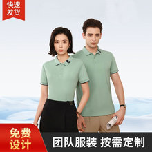 商务外贸polo衫 夏季翻领男装短袖T恤 团队企业文化衫广告衫印字