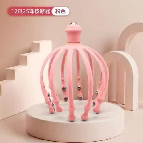 Garra de bola de acero multifuncional extraíble 12 garras 18 garras 25 garras bola de acero cuero cabelludo rasguño cabeza extractor de alma venta directa de fábrica