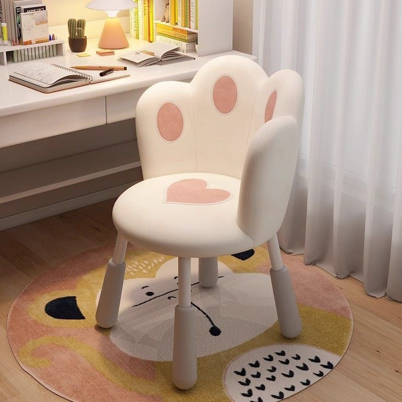 Comfortable Computer Chair, Bedroom Study Chair, Adjustable Backrest Chair, Trendy Makeup Chair, Cute Desk Chair, Vanity Chair, Steel Frame Comfortable Computer Chair, Bedroom Study Chair, Adjustable Backrest Chair, Trendy Makeup Chair, Cute Desk Chair, Vanity Chair, Steel Frame