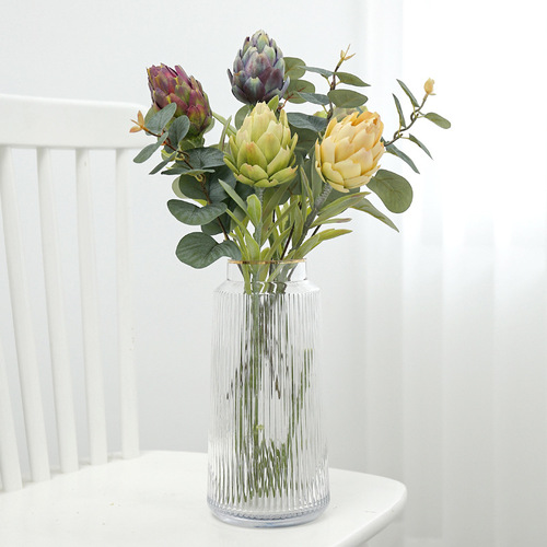 Cross-border new product artificial artichoke fruit living room entrance decoration artificial plant artichoke flower arrangement decorative flower artificial flower