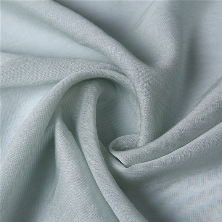 Tejido de mezcla de nylon colorido Lyocell al por mayor tela ultrafina de verano vestido transpirable tela suave pro