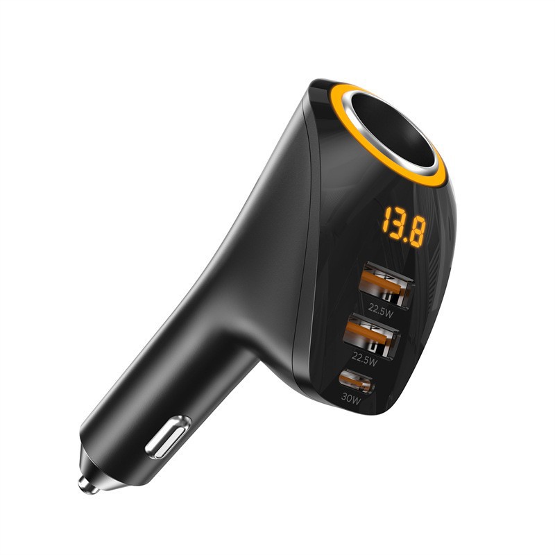 厂家新款多功能车充PD20w车充超级快充多口输出车载充电器快充