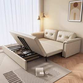 科技布沙发床一体两用可折叠小户型客厅双人家用伸缩多功能沙发