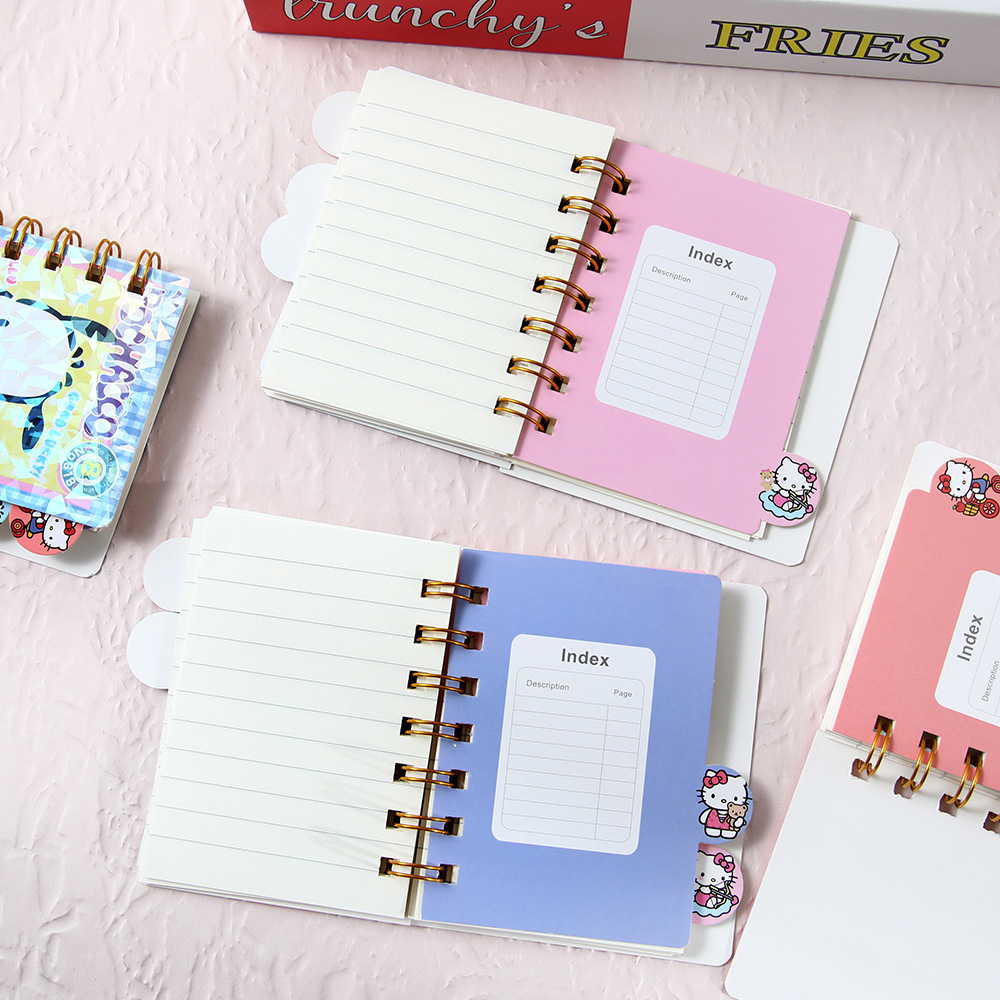 Nuevo gato 100K hermoso libro de bobina súper lindo lindo estrella Xingren estudiante bolsillo cuaderno de mano cuaderno de notas