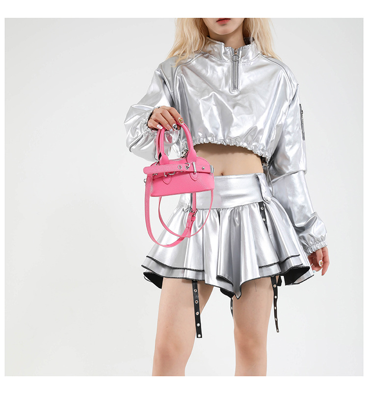 A simple and individual hand-held shell bag, a new Spring/Summer 2025 niche fashion casual shoulder bag, a trendy and stylish crossbody bag undefined