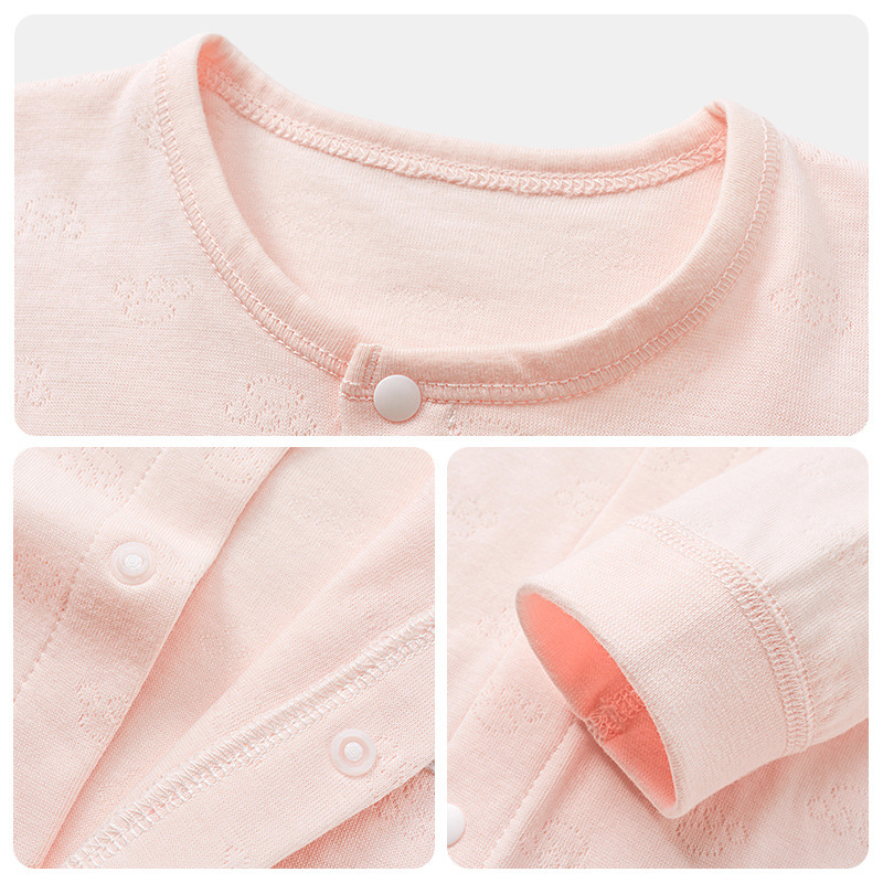 Bebé mono primavera y otoño verano recién nacido algodón fino niño otoño ropa de luna llena hombres y mujeres romper traje Bebé Ropa