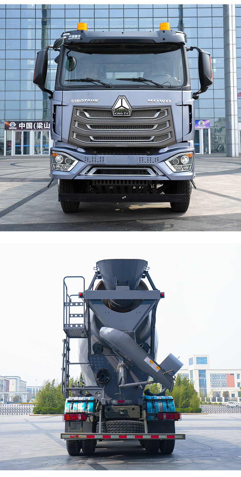 Cross-border export of China Heavy Duty Truck Haohan NX 12-cubic-meter 8X4 concrete mixer truck mixing tank