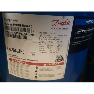 Psh026 Danfoss | Hava kompressorları - psh034a4alc