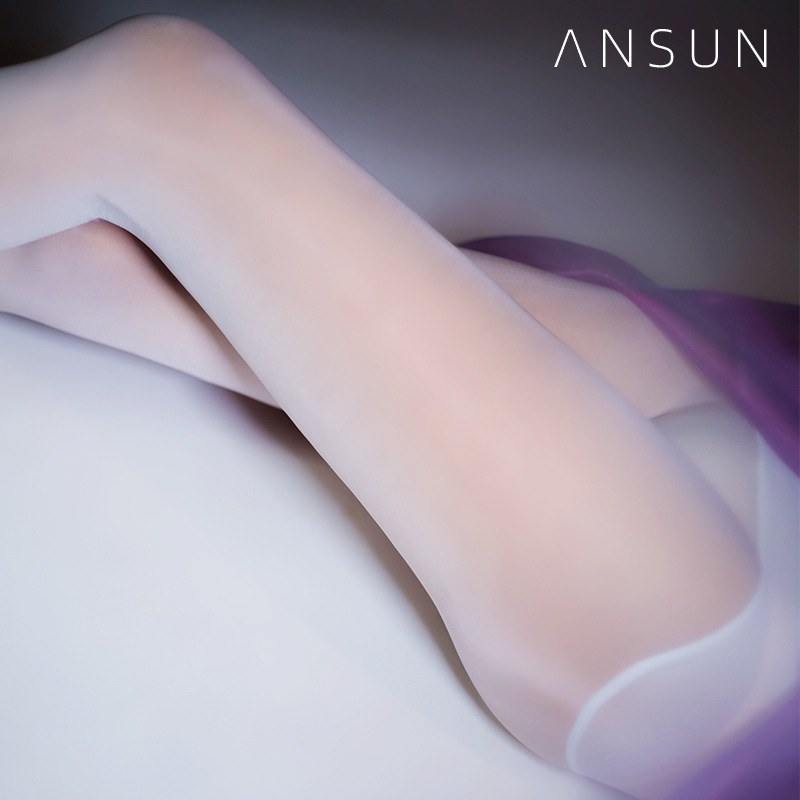 ANSUN马油「沄雾」25D高密柔弹丝滑油亮360度无痕连裤丝袜女|undefined