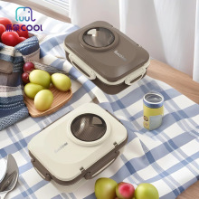 304不锈钢保温饭盒学生分格快餐盒上班族野餐便单盒儿童餐盘便当